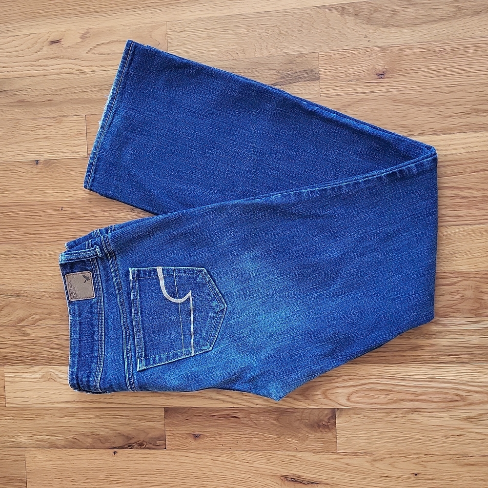 American Eagle Slim Boot Cut Jeans Size 8 Short VGUC